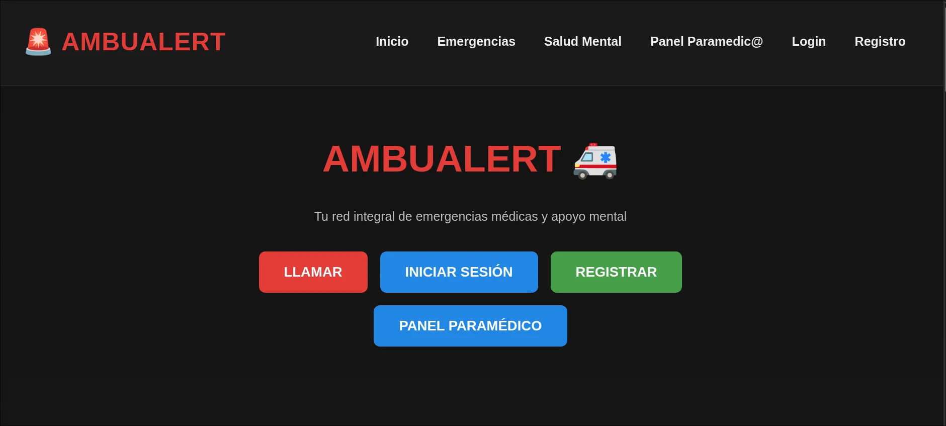 Dashboard de AmbuAlert
