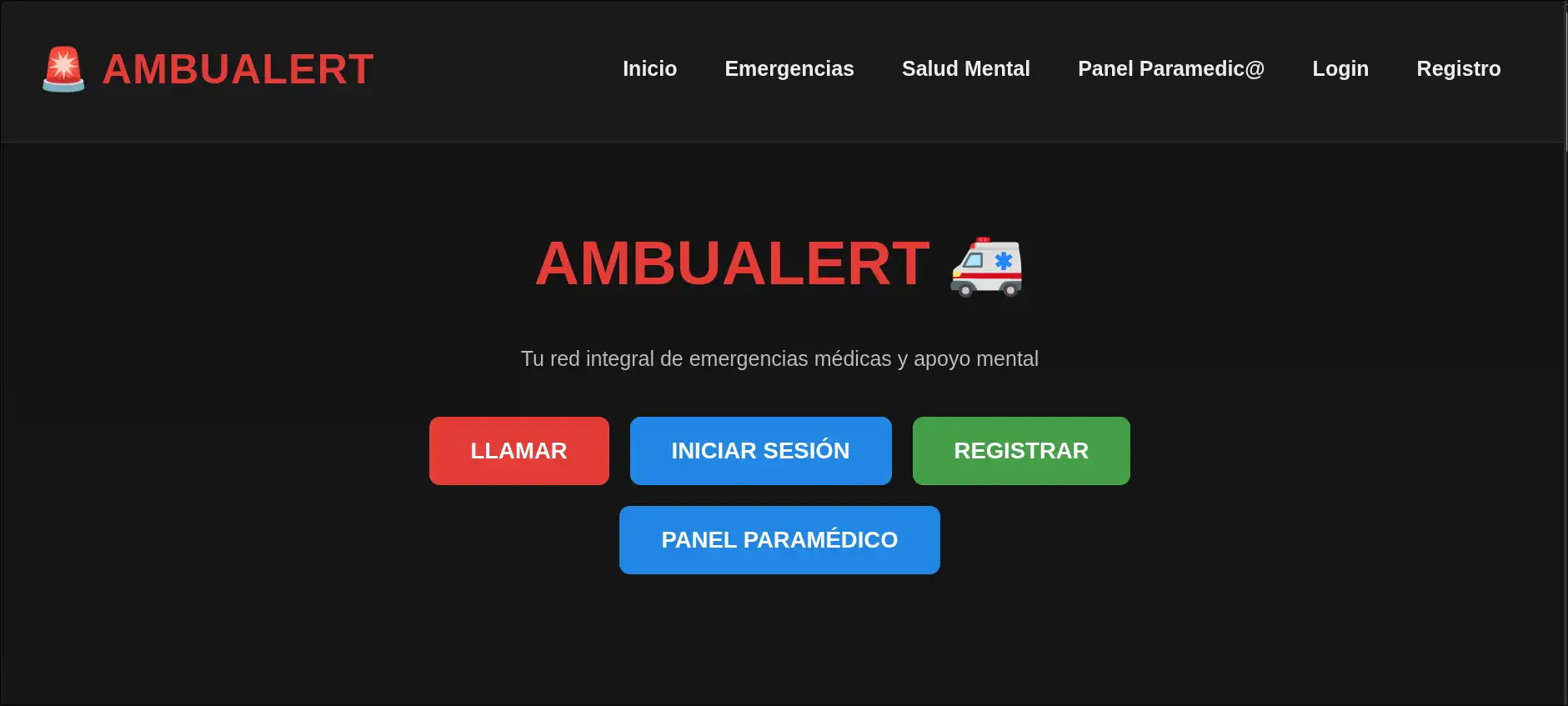 Dashboard de AmbuAlert
